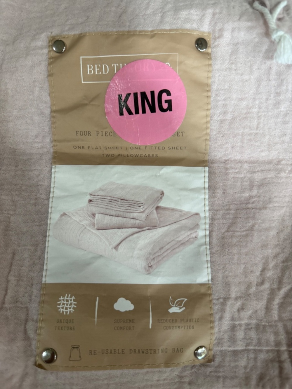 king size 4 pc sheet set - Picture 2 of 3